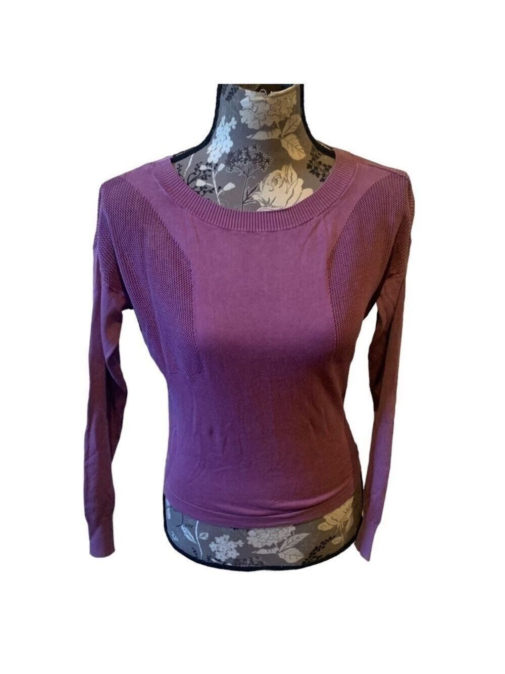 HARLEY-DAVIDSON  Mauve Pink Long Sleeve Top 100% Cotton Xsmall